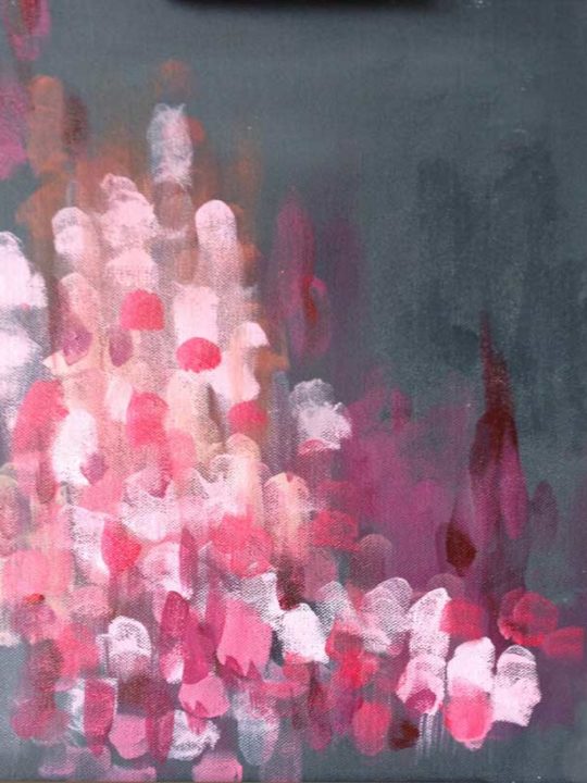 Smoke, arte abstracto 30x40cm Elena Calonje