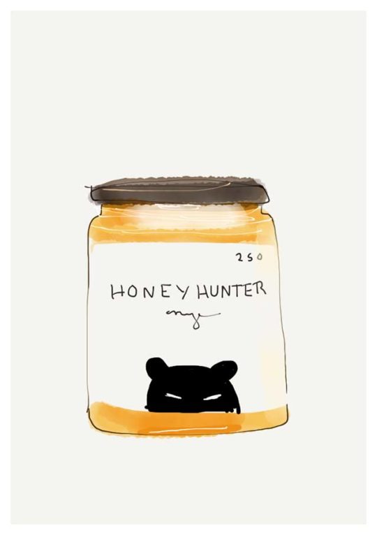 Lámina Honey de Elena Calonje. Serie Kitchen